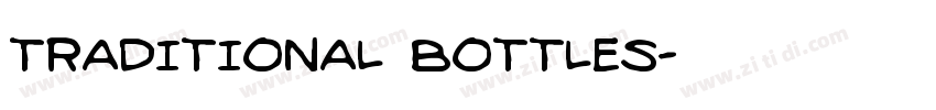 Traditional Bottles字体转换 Traditional Bottles字体转换